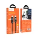 Кабель Hoco U137 Line PD charging data cable with display iP Black - изображение 2