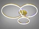 Светодиодная люстра кольца с пультом, димером, подсветкой, THE LIGHT 120 Вт. - изображение 3