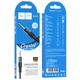 Кабель Hoco UPA27 Spirit transparent AUX audio cable Black - изображение 2