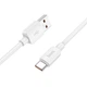 Кабель Hoco X96 Hyper 100W charging data cable Type-C White - изображение 1