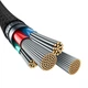 USB-кабель на Type-C з підсвічуванням Baseus Unbreakable Aramid Series Fast Charging (1м, 100W, 6A). Black - зображення 5