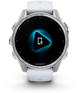 Smartwatch Garmin fenix 8 43mm AMOLED Silver with Whitestone Silicone Band (010-02903-00) - obraz 5