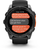 Smartwatch Garmin fenix 8 51mm AMOLED Slate Grey with Black Silicone Band (010-02905-00) - obraz 6