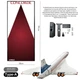 Арт Тримач Рамка 115x50 см. на Стіну для Фірмового Конструктора Icons Concorde AIRBUS Літак Конкорд (10318) Type-A - зображення 4