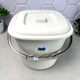 Квадратное пластиковое ведро с крышкой 6 л Белая Роза Smart Алеана - изображение 1