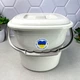Квадратное пластиковое ведро с крышкой 6 л Белая Роза Smart Алеана - изображение 2