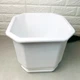 Белый объемный цветочный вазон 28*28*25 см 11 л , Дама Алеана - изображение 7