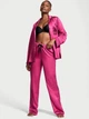Жіноча піжама (штани+сорочка) Victoria's Secret (2664338513794) Glazed Satin XL рожева - зображення 1