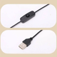 Лампа фонарик ультрафиолетовая настольная с прищепкой 5Вт на USB для маникюра и других задач УФ Черна FX-210 - изображение 6