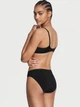 Котонові трусики-бікіні Victoria's Secret Stretch Cotton Bikini Panty M чорні 26824561 - изображение 2