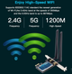 Беспроводная WiFi-карта FENVI 1200 Мбит/с PCIE-адаптер FV-AC1200 дводіапазонний 2.4 ГГц/5 ГГц - изображение 3
