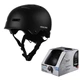 Детский защитный шлем Miqilong 45-54см черный CONDOR-M-BLACK - изображение 1