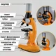 Детский микроскоп для ребенка с 1200 Х увеличением Scientific Microscope (оранжевый) - изображение 2