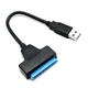 Кабель живлення з USB 3.0 на SATA, адаптер перехідник до SSD HDD 2.5 конвертер, вінчестер, кишеня 772621 - зображення 2