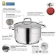 Garnek z pokrywką Kela Flavoria 20 cm 3.2 l (4025457101755) - obraz 4