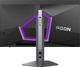 Монітор 27" AOC AGON AG276QZD2 QD-OLED 2K 240 Гц 0.03 мс AMD FreeSync Adaptive Sync Чорно-сірий - зображення 6