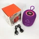 Портативна колонка TG655 5W з RGB підсвічуванням та ремінцем, Bluetooth колонка для вулиці. Колір: фіолетовий - зображення 2