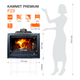 КАМИННАЯ ТОПКА KAWMET Premium HERMES - изображение 7