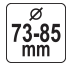 Ключ съемник масляного фильтра VOREL 73-85 мм 57612 - изображение 4