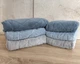 Набор турецких махровых полотенец Cestepe MicroCotton Premium 3 штуки 50x90 + 3 штуки 70х140 Eva 1 плотность 600 г/м2 - изображение 4