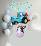Фотозона Із Кульок Синій Трактор Happy Birthday - зображення 4