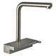 Cмеситель для кухни с выдвижной лейкой HANSGROHE Aquno Select M81 сатин металл 73836800 - изображение 1