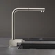 Cмеситель для кухни с выдвижной лейкой HANSGROHE Aquno Select M81 сатин металл 73836800 - изображение 2