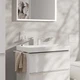 Змішувач для умивальника з джойстиком HANSGROHE Tecturis E CoolStart EcoSmart+ білий метал з донним клапаном 73002700 - зображення 2