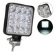 Дополнительная светодиодная LED лед мини/mini фара квадратная 48W 12-24V 16LED с режимом СТРОБОСКОП (2 шт) - изображение 2