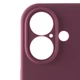 Чохол на Apple iPhone 16 Plus для айфон 16+ плюс силікон Бордовий / Plum - зображення 4