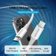 Кабель Vention USB 2.0 Type-C Male to Lightning Male 3A Cable 1 м White PVC Type (LAKWF) - зображення 2