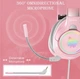 Навушники комп'ютерні з мікрофоном і LED RGB-підсвіткою геймерські ONIKUMA K15 Рожеві - зображення 3