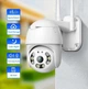 IP камера видеонаблюдения поворотная уличная с удаленным доступом UKC Wifi Smart Camera V360 PRO белая - изображение 2