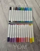 Набор акриловых маркеров фломастеров для творчества и рисования 24 цвета Water Acrylic Marker - изображение 2