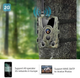 2G Фотопастка Suntek HC-801M з GSM модулем SMS/MMS/e-mail 120° 20MP IP65 - зображення 5