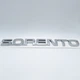 Емблема напис Sorento KIA (ABS, хром, глянець) 22,3*2,3 см 86310C5000 - зображення 4