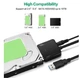 Перехідник для жорсткого диска USB 2.0 - SATA, 2.5", 3,5" 77337 - изображение 3