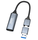 Карта відеозахвату зовнішня HDMI-USB Type-C, 1080P - изображение 3