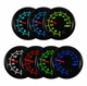 Вольтметр стрілочний Ket Gauge 5201 RGB BLACK LED діодний d52мм прилад датчик автомобільний SV0705 - зображення 2