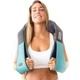 Масажер роликовий UKC для всього тіла з інфрачервоним підігрівом Massage Shawl XL 748 Чорний/синій - зображення 2