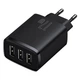 Зарядний пристрій Baseus Compact Charger 3U 17W Black (CCXJ020101) - изображение 2