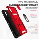 Протиударний броньований чохол із захистом камери для Xiaomi Redmi 9A Armor Case Keysion red - зображення 11