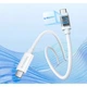 Кабель THUNDERBOLT 3 USB 4.0 Type-C-Type-C Baseus Superior2 Full-Function (40Gbps, 240W, 8K@60HZ, 1.8m). White - зображення 7