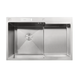 Мойка Mixxus MH7849L-HK Nano-Silver с н.ст "Глубое крыло" с подст. под ножи(нерж.) (MX1935) - изображение 1