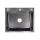 Мойка для кухни Lidz Handmade H6050B черная интегрированная (LDH6050BPVD43621) - изображение 1