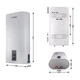 Бойлер Thermo Alliance 50 л плоский мокрый тэн (DT50V20G(PD)/2) - изображение 2