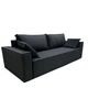 Диван прямой Sincero Xaen 2400x1075x760 мм Delano Avelina 7006 черный - изображение 1