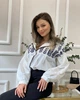 Жіноча сорочка Esq з вишитим рослинним орнаментом L молочна (5290) - изображение 6