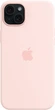 Чехол противоударный силиконовый OEM+ Premium Silicone Case with MagSafe для Apple iPhone 15 (6.1") Light Pink - изображение 2