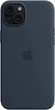 Чехол противоударный силиконовый OEM+ Premium Silicone Case with MagSafe для Apple iPhone 15 (6.1") Storm Blue - изображение 1